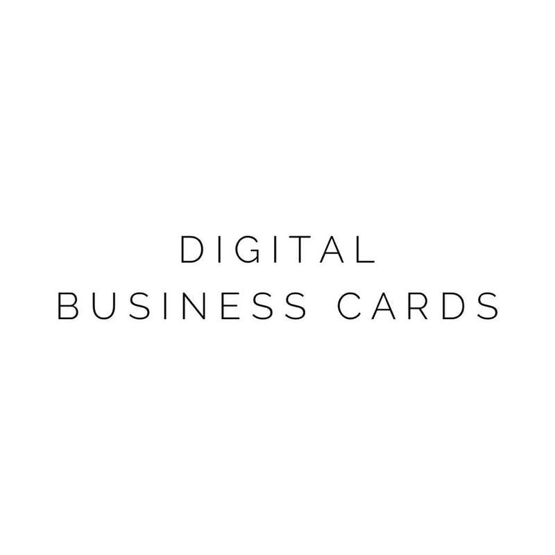 Digital Business Cards