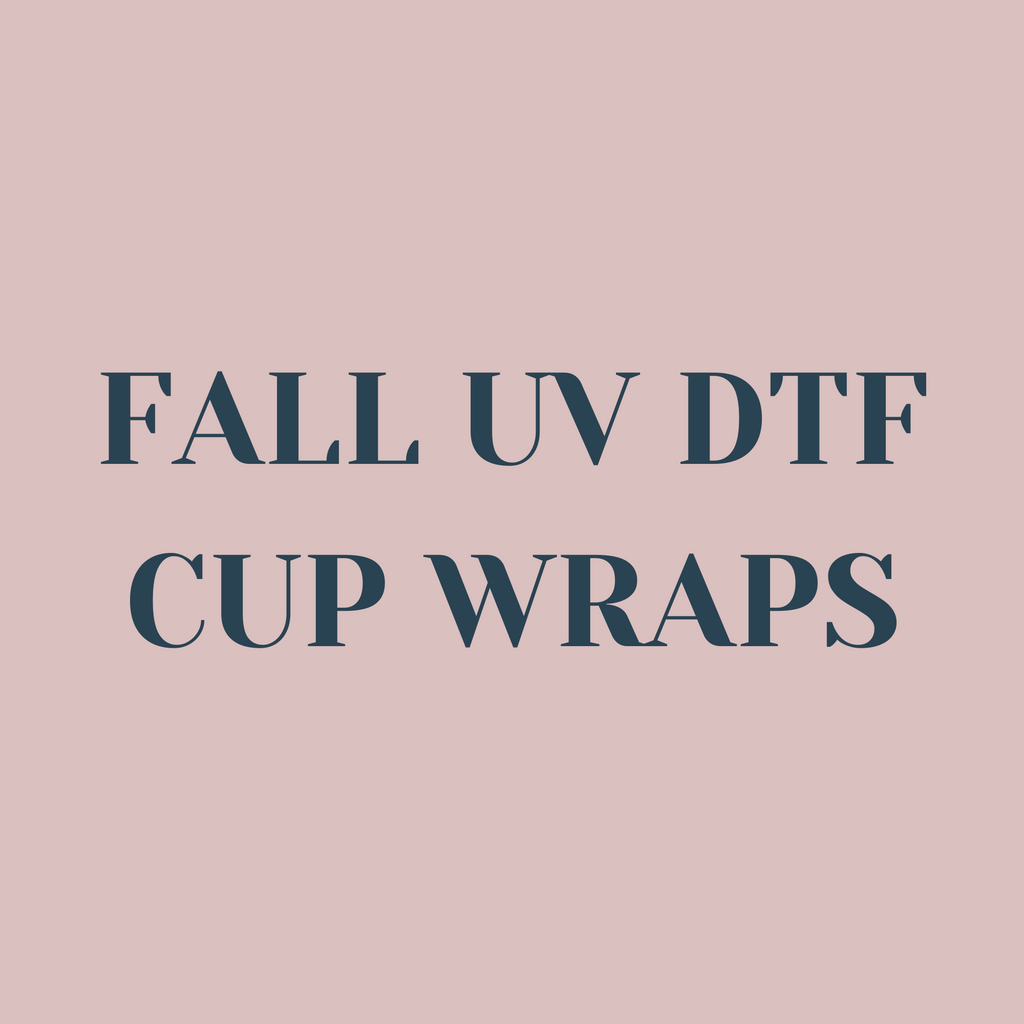 Fall UV DTF Cup Wraps