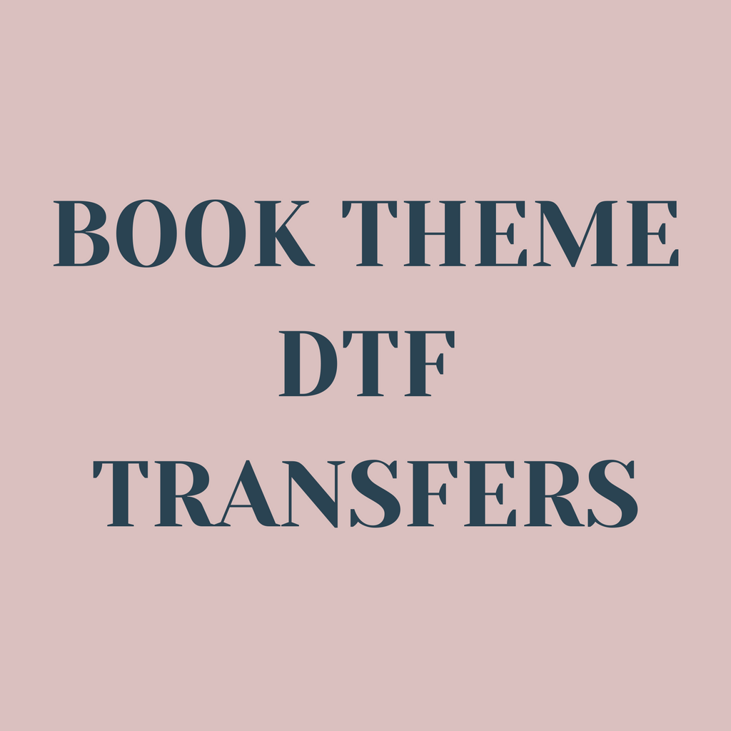 Book Theme DTF Transfers