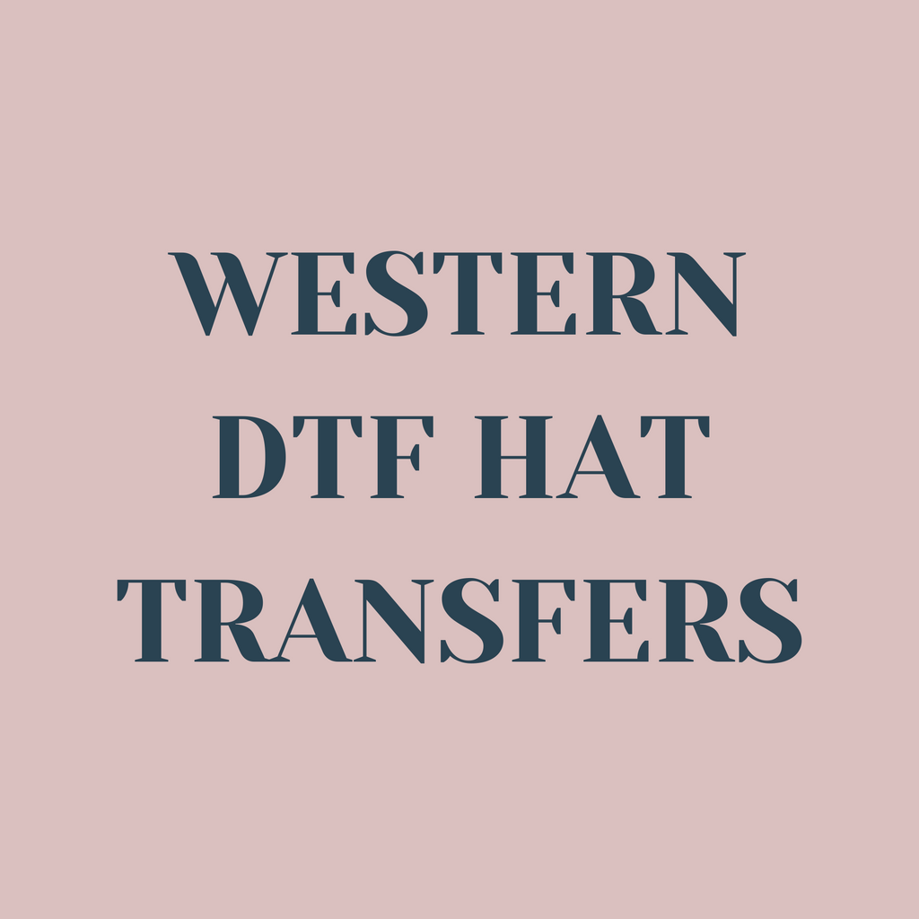 Western DTF Hat Transfers