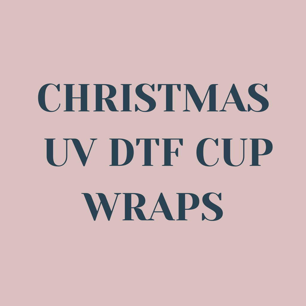 Christmas UV DTF Cup Wraps