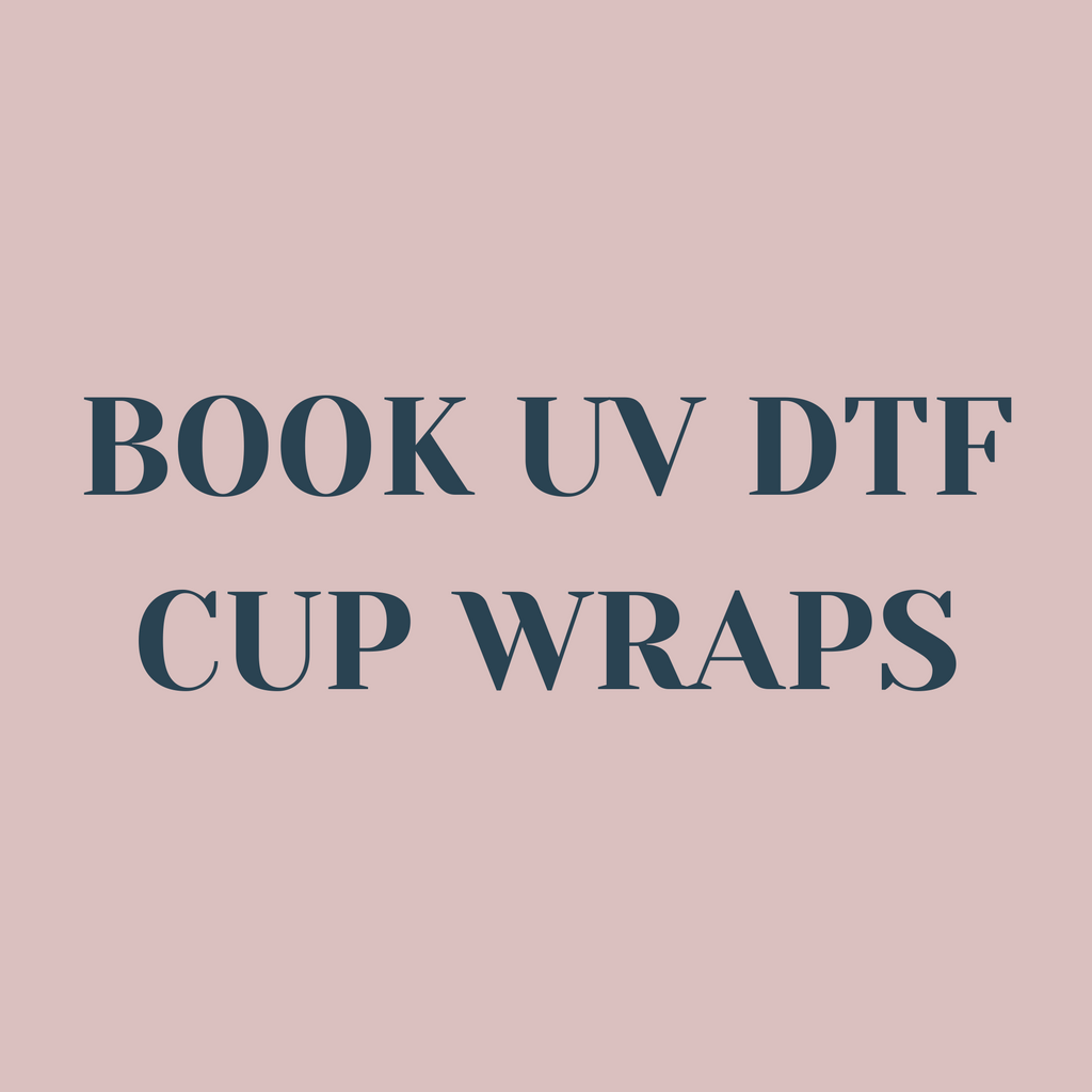 Book UV DTF Cup Wraps