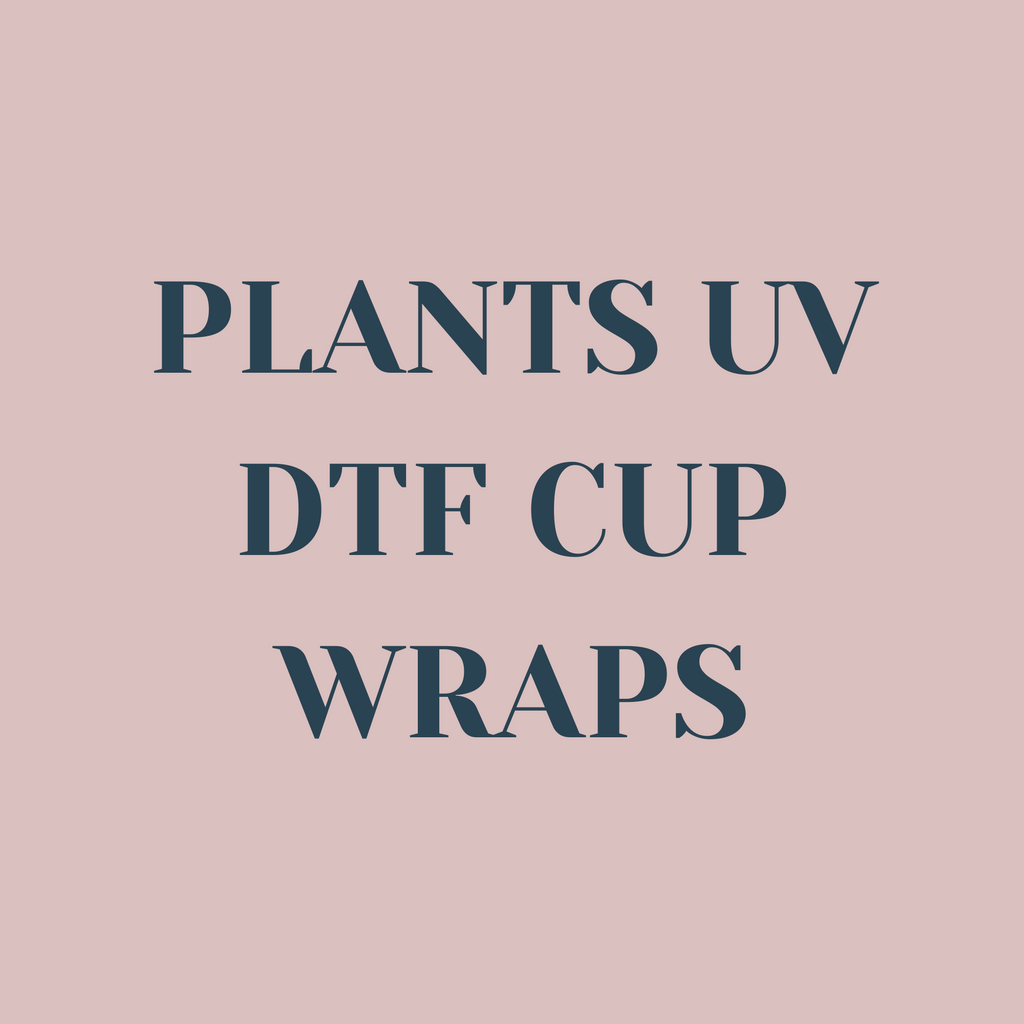 Plants UV DTF Cup Wraps