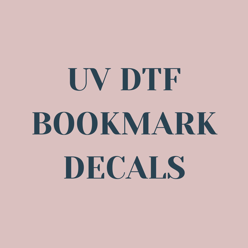 All UV DTF Bookmark Decals