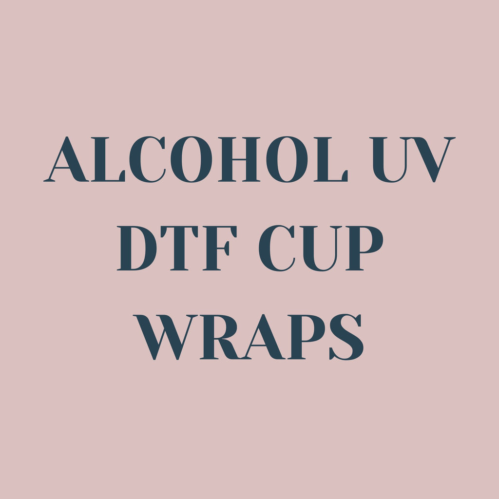 Alcohol UV DTF Cup Wraps