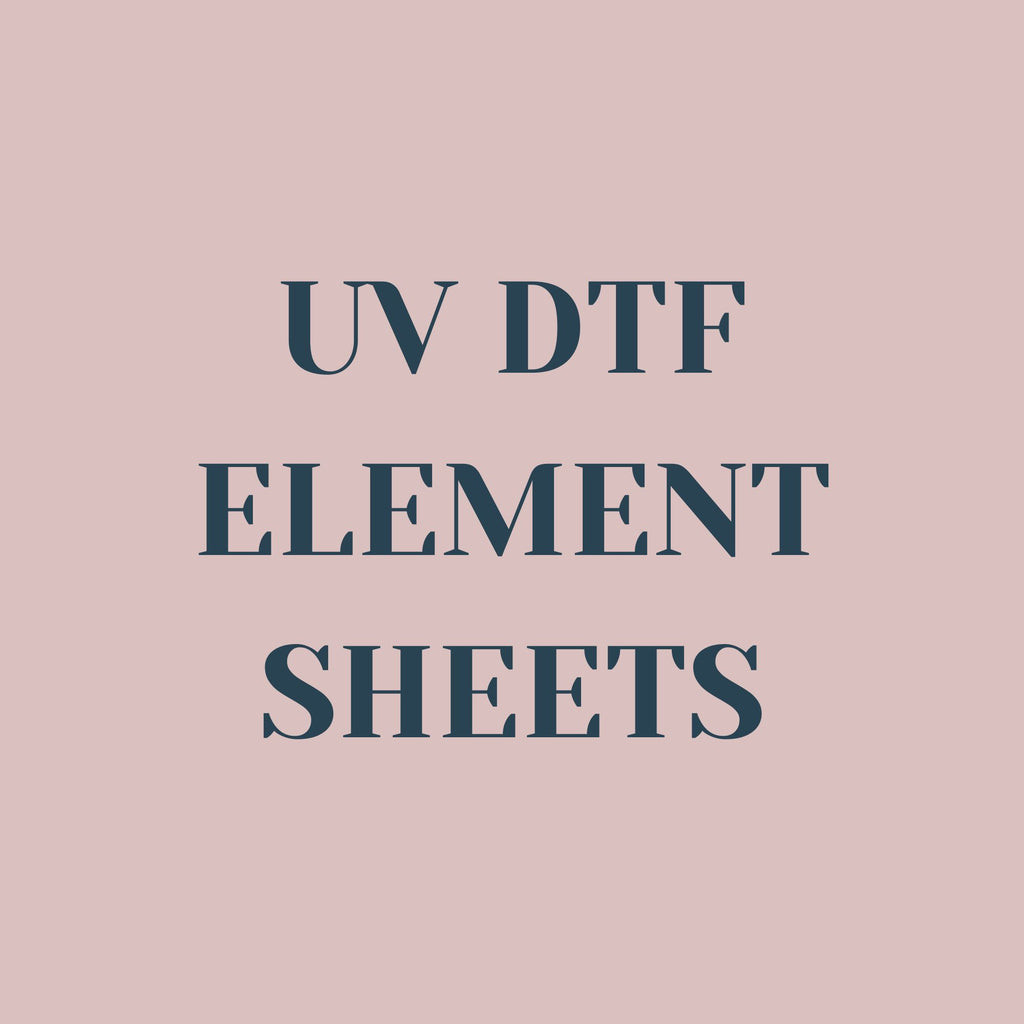 All UV DTF Element Sheets