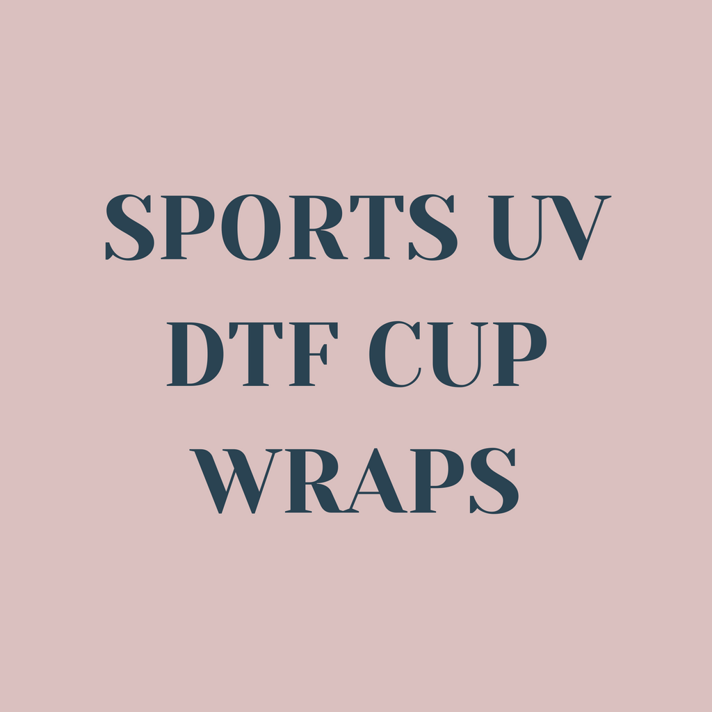 Sports UV DTF Cup Wraps