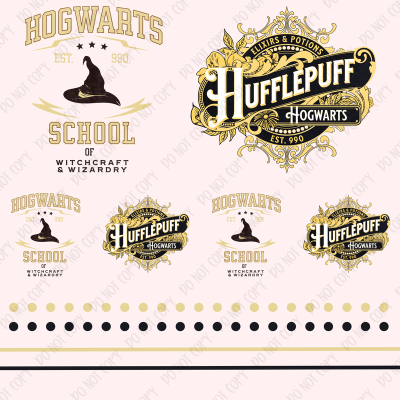 Huff Hog Element Sheet UV DTF