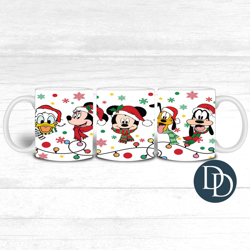 Christmas Mouse Crew *UV DTF Mug Wrap*