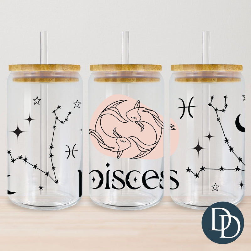 Pisces UV DTF Cup Wrap