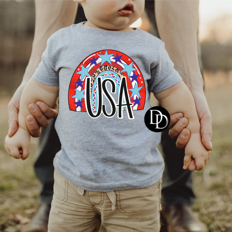 USA Rainbow *DTF Transfer*