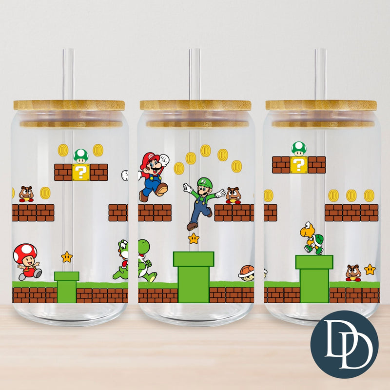 Coin Video Game *UV DTF Cup Wrap*