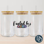 Fueled By ADHD UV DTF Decal