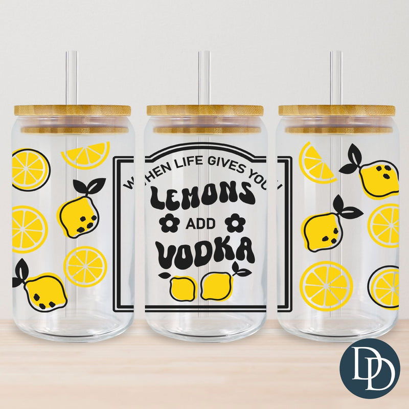 When Life Gives You Lemons UV DTF Cup Wrap