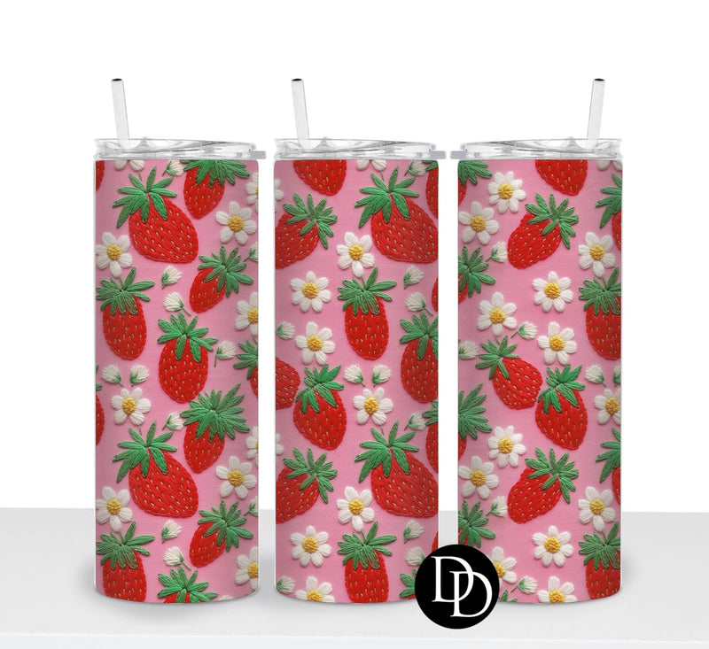 Strawberry Patch *Sublimation Print Transfer*