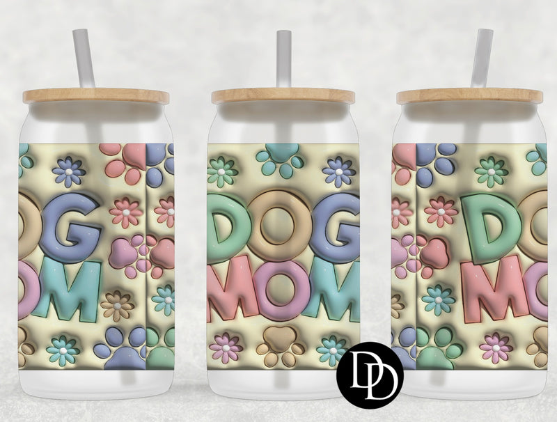 3D Dog Mom *Sublimation Print Transfer*