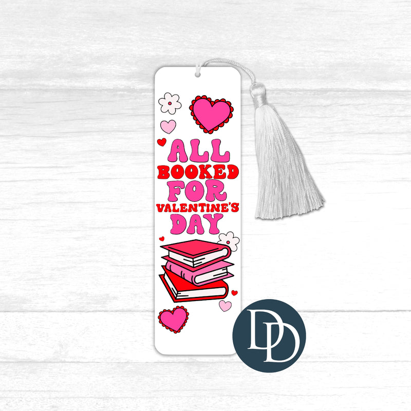 All Booked For Valentine's Day *UV DTF Bookmark Decal*