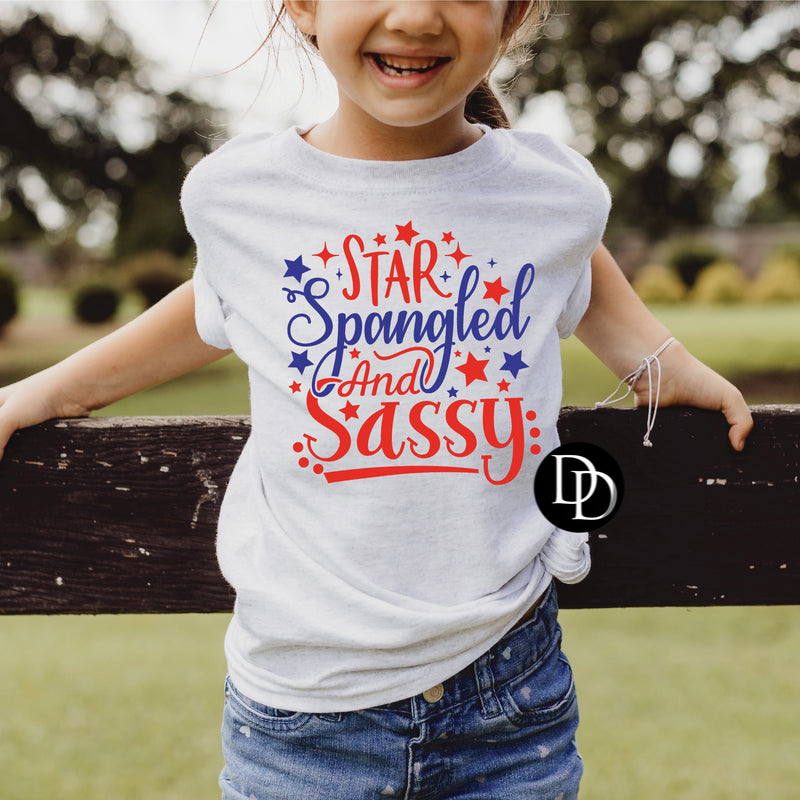 Star Spangled And Sassy *DTF Transfer*