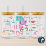 Nurse Characteristics Tumbler Print  *Sublimation Print Transfer*