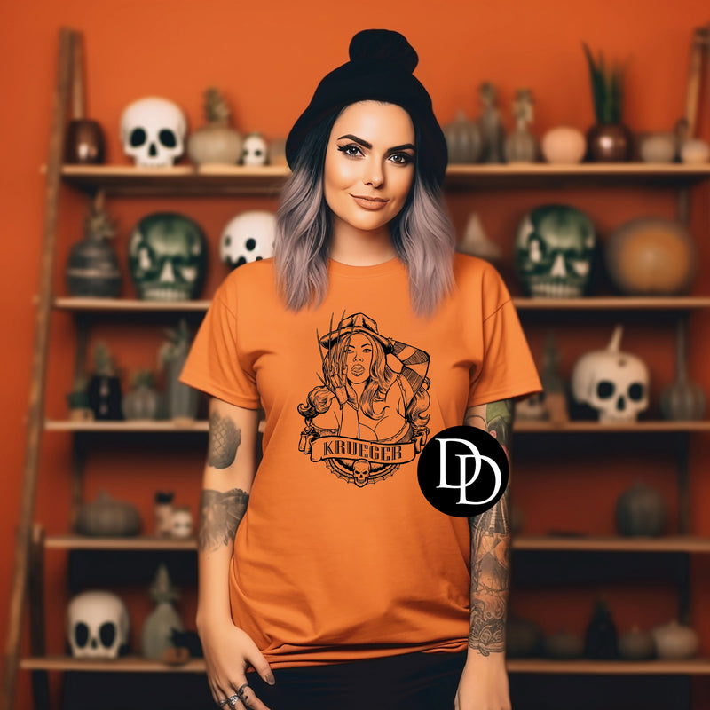 Sexy Dream Killer (Black Ink) *Screen Print Transfer*