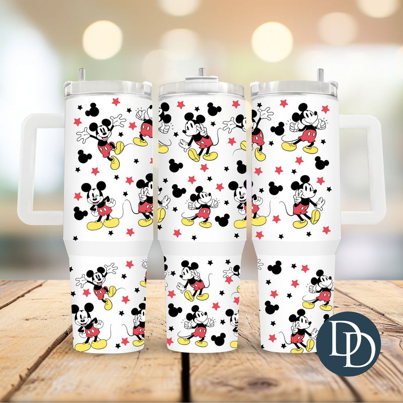 Classic Mouse Stars *UV DTF 40oz Tumbler Wrap*