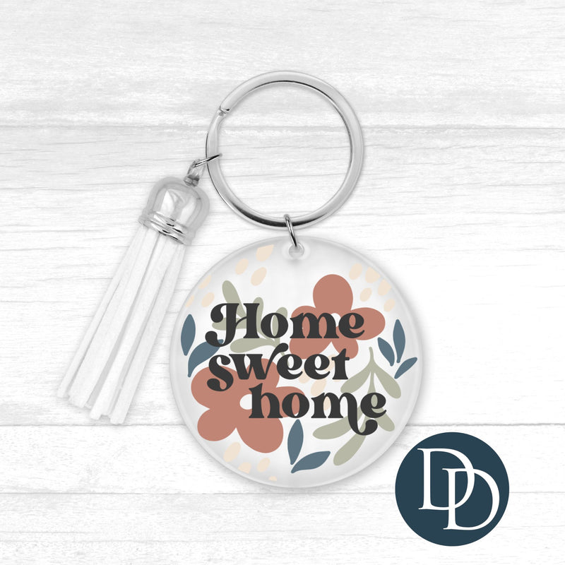 Home Sweet Home *Round Keychain UV DTF Decal*