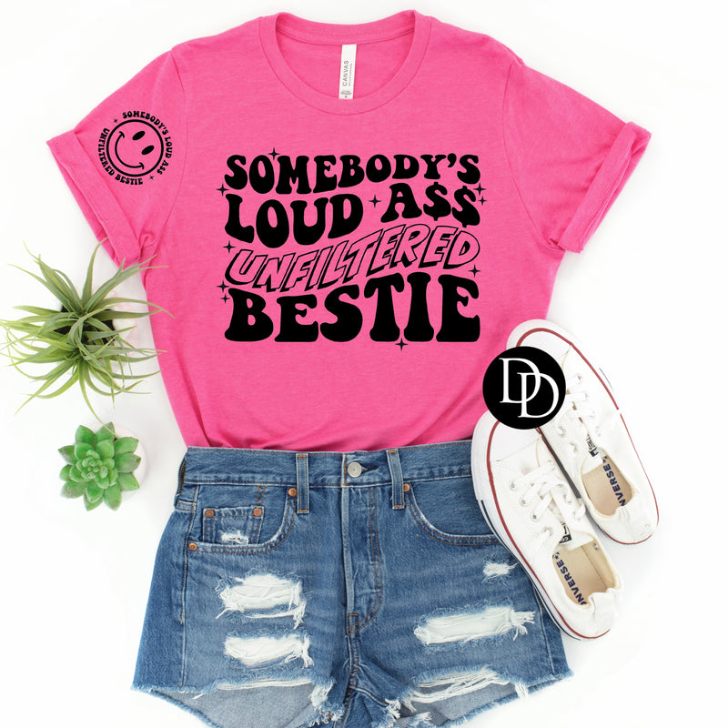 Unfiltered Bestie Pocket Accent (Black Ink) - NOT RESTOCKING - *Screen Print Transfer*