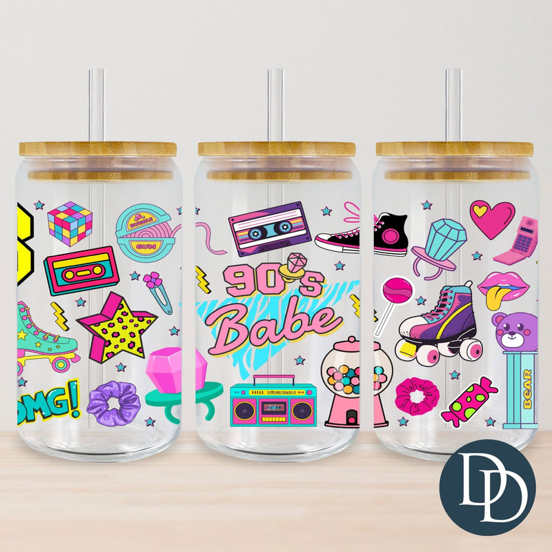 90s Babe Collage *UV DTF Cup Wrap*