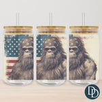 Patriot Sasquatch Tumbler Print *Sublimation Print Transfer*