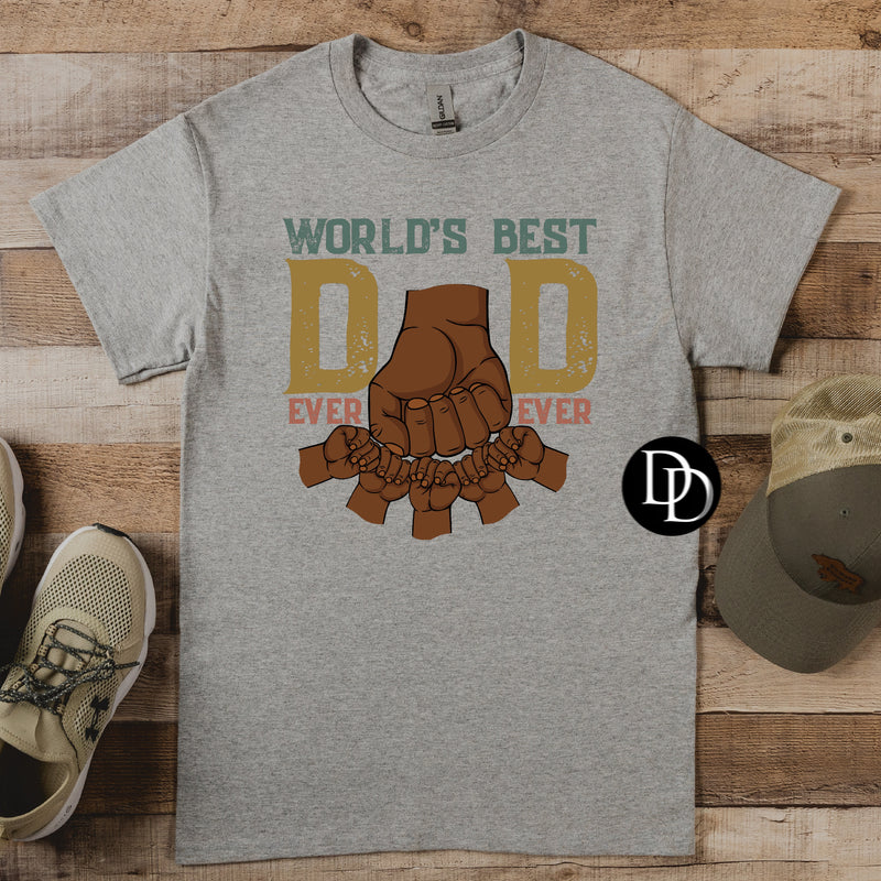 Customizable World's Best Dad  *DTF Transfer*