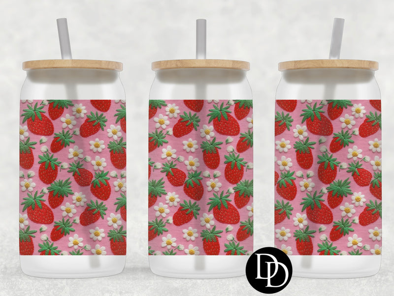 Strawberry Patch *Sublimation Print Transfer*