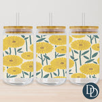 Abstract Sunflowers Tumbler Print *Sublimation Print Transfer*