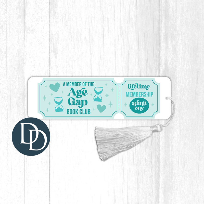 Age Gap Lifetime Member *UV DTF Bookmark Decal*