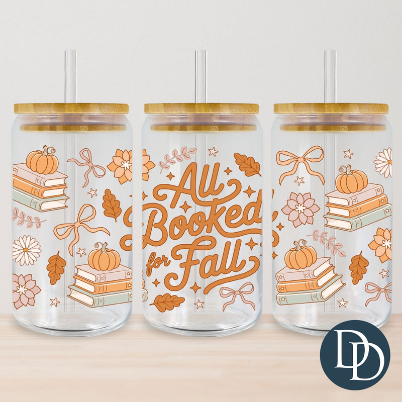 All Booked For Fall Cozy *UV DTF Cup Wrap*