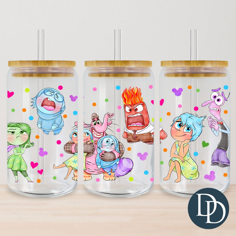 All the Emotions and Mick Heads *UV DTF Cup Wrap*