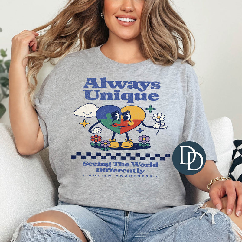 Always Unique Autism Awareness *DTF Transfer*