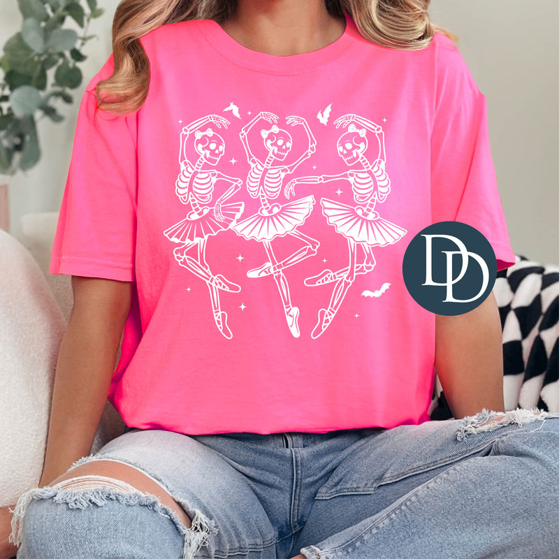 Ballerina Dancing Skeletons *DTF Transfer*