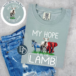 My Hope Is In The Lamb With Pocket Accent *DTF Transfer*