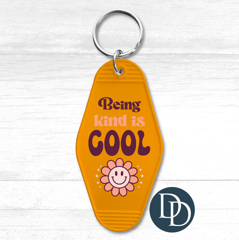 Being Kind Is Cool *Motel Keychain UV DTF Decal*