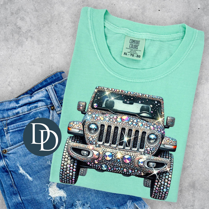 Bling Jeep *DTF Transfer*