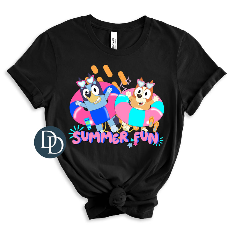 Blu Bingo Summer Fun Rafts *DTF Transfer*