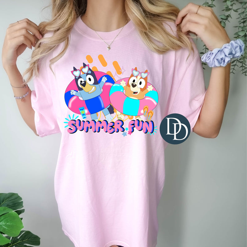 Blu Bingo Summer Fun Rafts *DTF Transfer*
