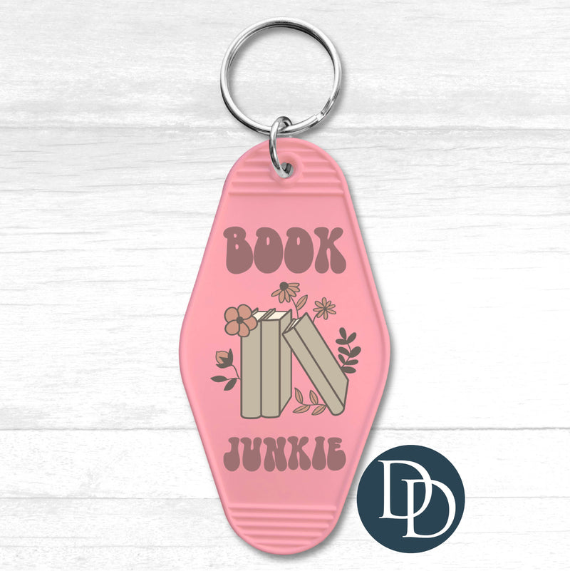 Book Junkie *Motel Keychain UV DTF Decal*