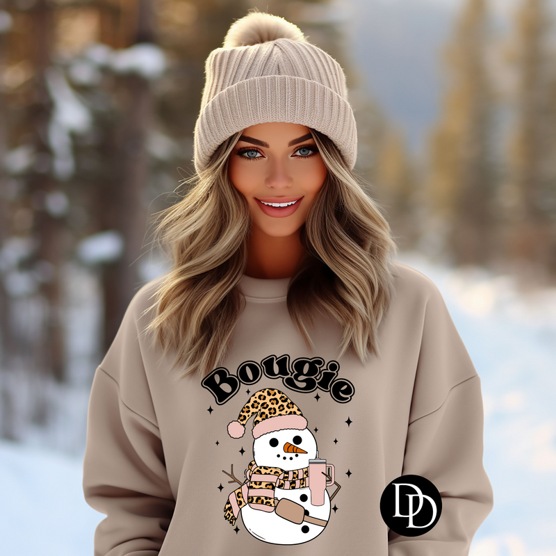 Bougie Snowman *DTF Transfer*