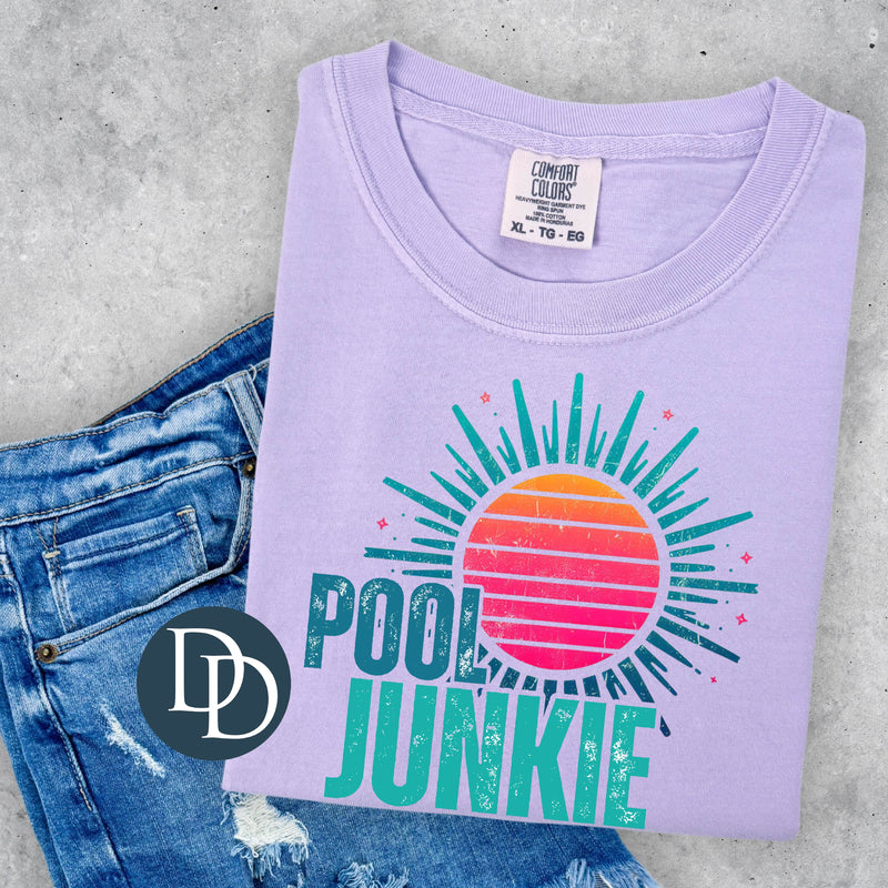 Bright Pool Junkie Sun *DTF Transfer*