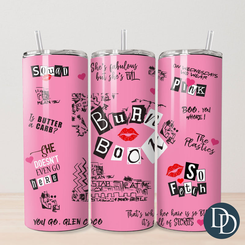 Burn Book Tumbler Print *Sublimation Print Transfer*