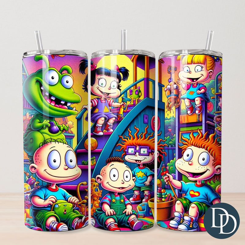 Cartoon Kids Tumbler Print *Sublimation Print Transfer*