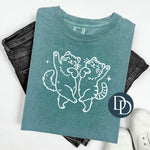 Cats Make My Life Better (White Ink) *Screen Print Transfer*