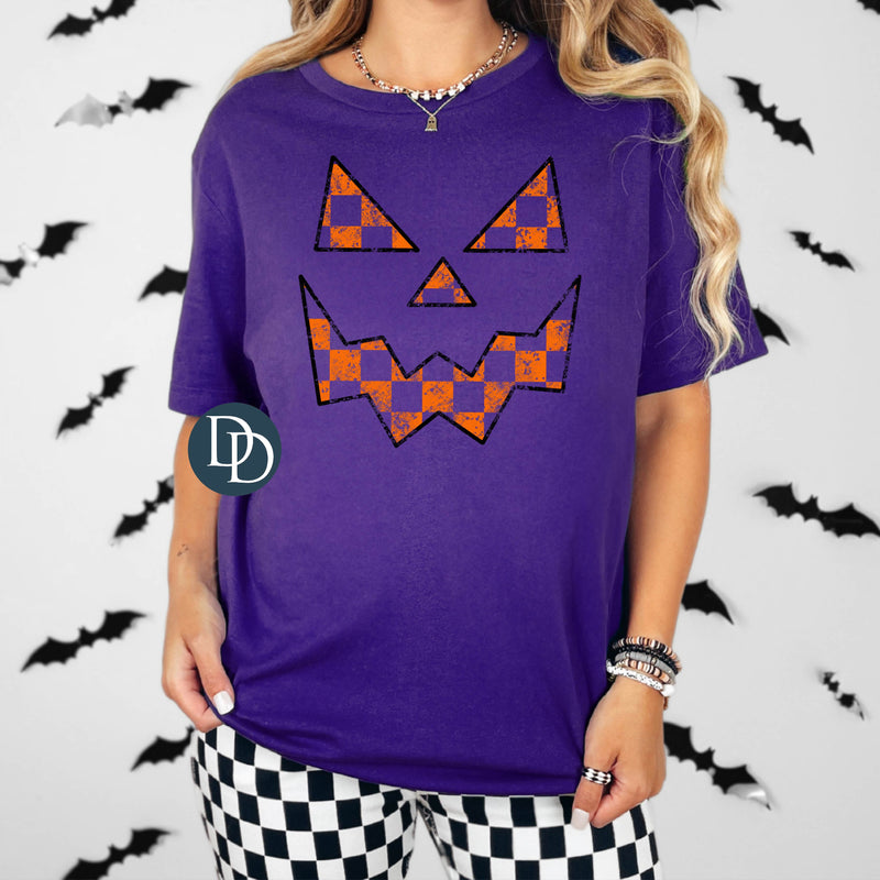 Checkered Face *DTF Transfer*