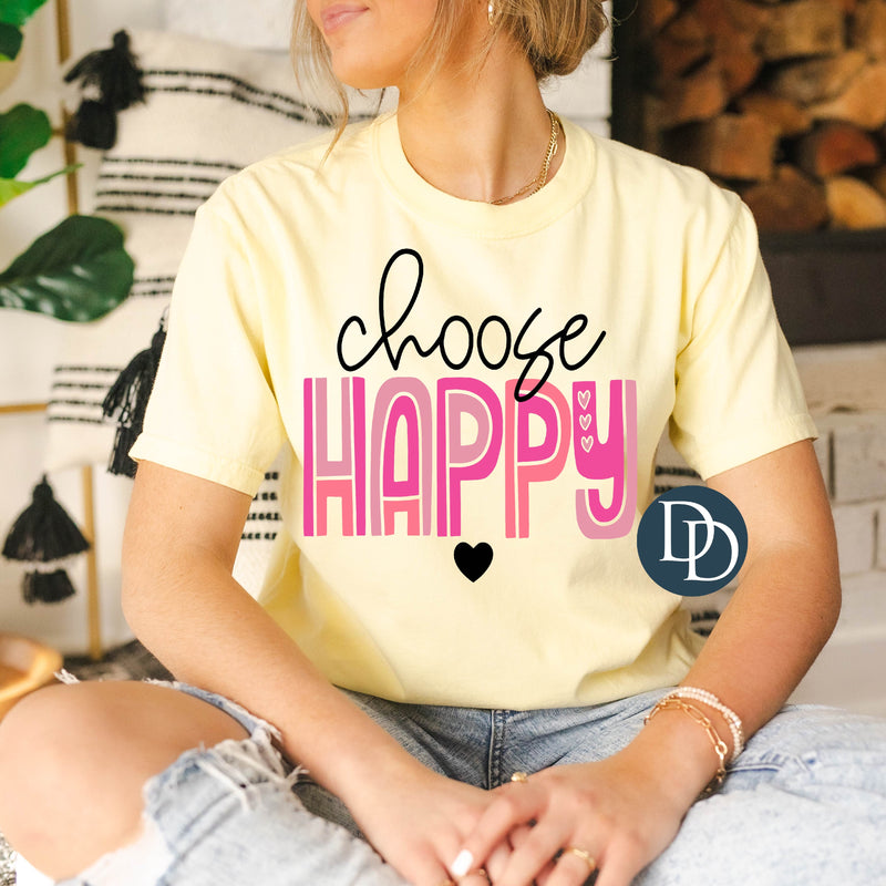 Choose Happy *DTF Transfer*